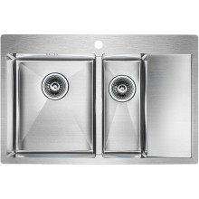 Кухонная мойка Paulmark Liga 78 PM227851-BSL Брашированная сталь