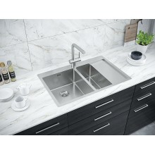 Кухонная мойка Paulmark Liga 78 PM227851-BSL Брашированная сталь