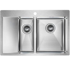 Кухонная мойка Paulmark Liga 78 PM227851-BSR Брашированная сталь