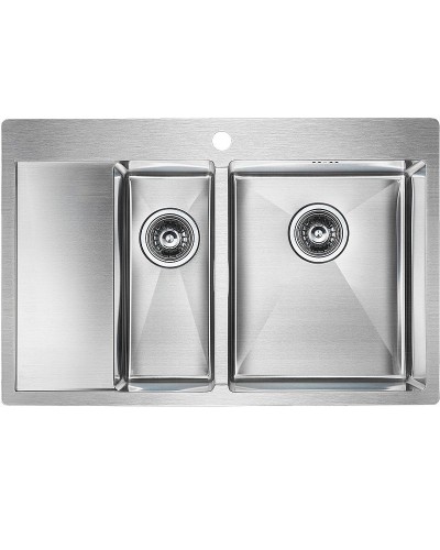 Кухонная мойка Paulmark Liga 78 PM227851-BSR Брашированная сталь