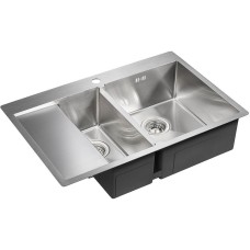 Кухонная мойка Paulmark Liga 78 PM227851-BSR Брашированная сталь