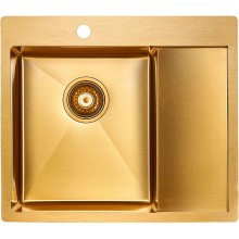 Кухонная мойка Paulmark Flank 59 PM225951-BGL Брашированное золото