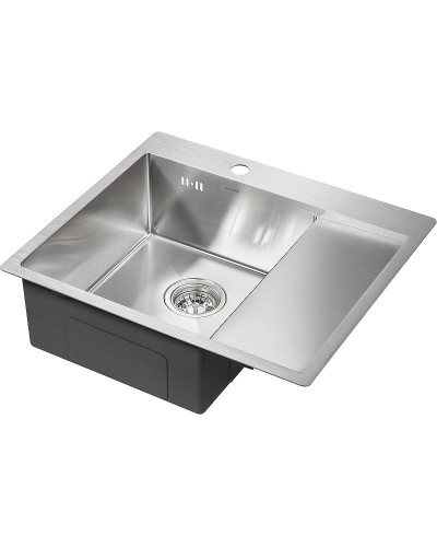 Кухонная мойка Paulmark Flank 59 PM225951-BSL Брашированная сталь
