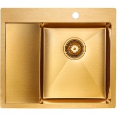 Кухонная мойка Paulmark Flank 59 PM225951-BGR Брашированное золото