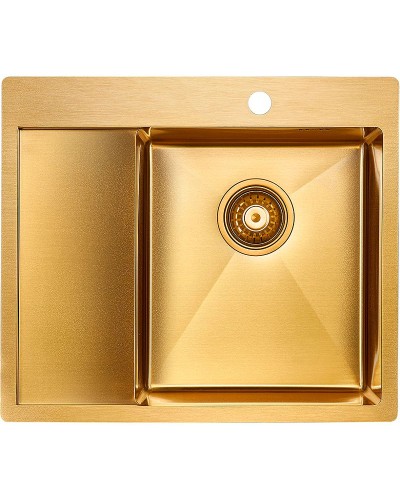 Кухонная мойка Paulmark Flank 59 PM225951-BGR Брашированное золото