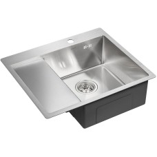 Кухонная мойка Paulmark Flank 59 PM225951-BSR Брашированная сталь