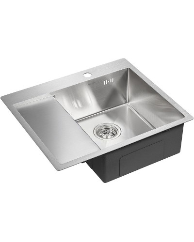 Кухонная мойка Paulmark Flank 59 PM225951-BSR Брашированная сталь