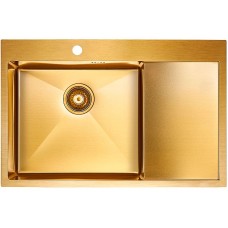 Кухонная мойка Paulmark Atlan 78 L PM217851-BGL Брашированное золото