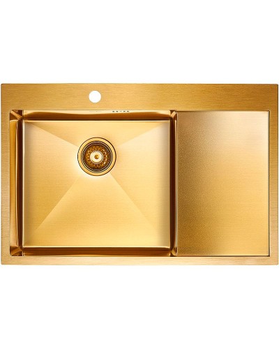 Кухонная мойка Paulmark Atlan 78 L PM217851-BGL Брашированное золото