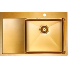 Кухонная мойка Paulmark Atlan 78 R PM217851-BGR Брашированное золото