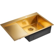Кухонная мойка Paulmark Atlan 78 R PM217851-BGR Брашированное золото