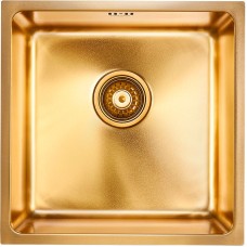 Кухонная мойка Paulmark Lassan 44 PM304444-BG Брашированное золото