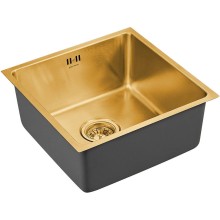 Кухонная мойка Paulmark Lassan 44 PM304444-BG Брашированное золото