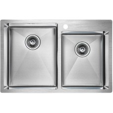 Кухонная мойка Paulmark Helfer 78 PM237851-BS Брашированная сталь