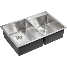 Кухонная мойка Paulmark Helfer 78 PM237851-BS Брашированная сталь