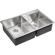 Кухонная мойка Paulmark Helfer 78 PM237851-BS Брашированная сталь