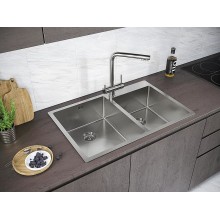 Кухонная мойка Paulmark Helfer 78 PM237851-BS Брашированная сталь