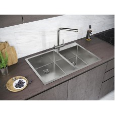 Кухонная мойка Paulmark Helfer 78 PM237851-BS Брашированная сталь