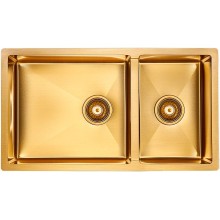Кухонная мойка Paulmark Axel 78 PM227844-BG Брашированное золото