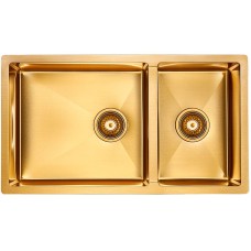 Кухонная мойка Paulmark Axel 78 PM227844-BG Брашированное золото