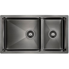 Кухонная мойка Paulmark Axel 78 PM227844-GM Вороненая сталь