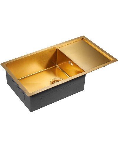 Кухонная мойка Paulmark Wing 78 PM217844-BG Брашированное золото
