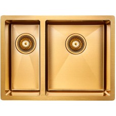 Кухонная мойка Paulmark Annex 59 PM545944-BGR Брашированное золото
