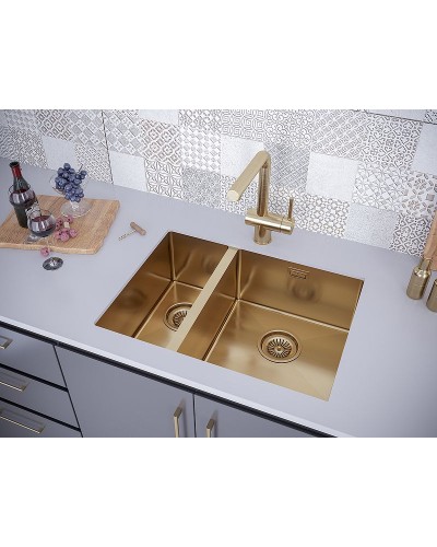 Кухонная мойка Paulmark Annex 59 PM545944-BGR Брашированное золото