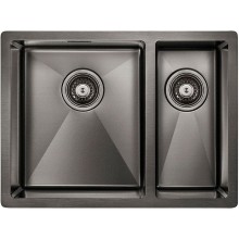 Кухонная мойка Paulmark Annex 59 PM545944-GML Вороненая сталь
