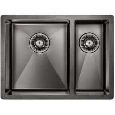 Кухонная мойка Paulmark Annex 59 PM545944-GML Вороненая сталь