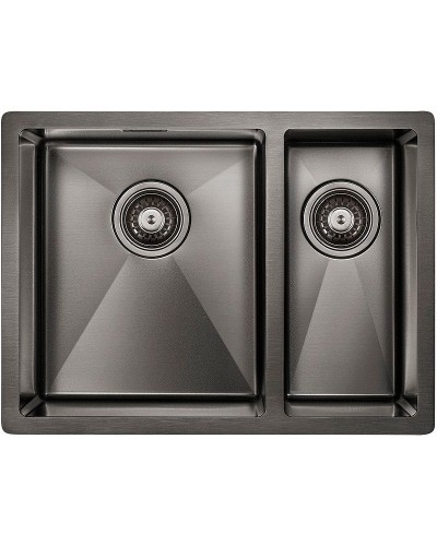 Кухонная мойка Paulmark Annex 59 PM545944-GML Вороненая сталь