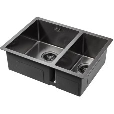 Кухонная мойка Paulmark Annex 59 PM545944-GML Вороненая сталь