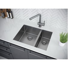 Кухонная мойка Paulmark Annex 59 PM545944-GML Вороненая сталь