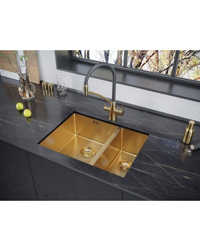 Кухонная мойка Paulmark Zusat 59 PM225944-BGL Брашированное золото