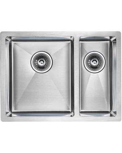 Кухонная мойка Paulmark Zusat 59 PM225944-BSL Брашированная сталь