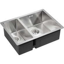 Кухонная мойка Paulmark Zusat 59 PM225944-BSL Брашированная сталь