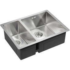 Кухонная мойка Paulmark Zusat 59 PM225944-BSL Брашированная сталь