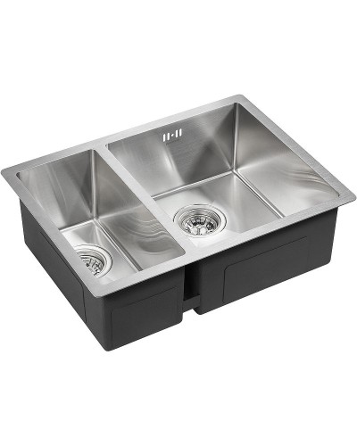 Кухонная мойка Paulmark Zusat 59 PM225944-BSL Брашированная сталь