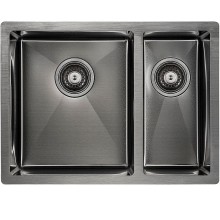 Кухонная мойка Paulmark Zusat 59 PM225944-GML Вороненая сталь