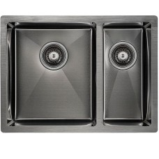 Кухонная мойка Paulmark Zusat 59 PM225944-GML Вороненая сталь