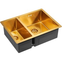 Кухонная мойка Paulmark Zusat 59 PM225944-BGR Брашированное золото