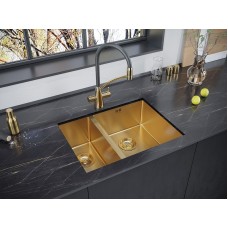 Кухонная мойка Paulmark Zusat 59 PM225944-BGR Брашированное золото
