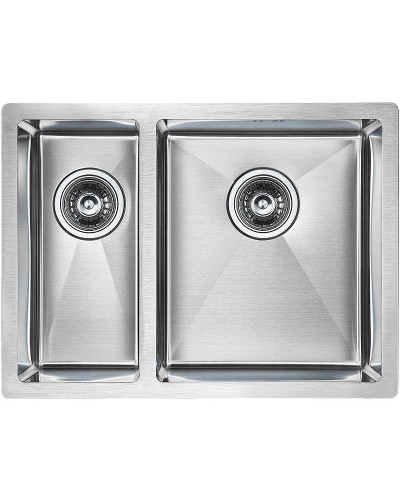 Кухонная мойка Paulmark Zusat 59 PM225944-BSR Брашированная сталь