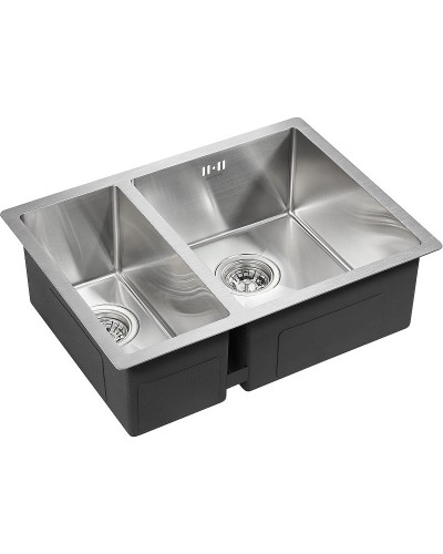 Кухонная мойка Paulmark Zusat 59 PM225944-BSR Брашированная сталь