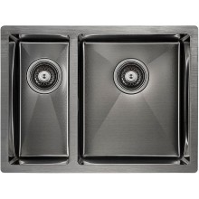 Кухонная мойка Paulmark Zusat 59 PM225944-GMR Вороненая сталь