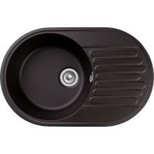 Кухонная мойка GranFest Quarz GF-Z18 Черная