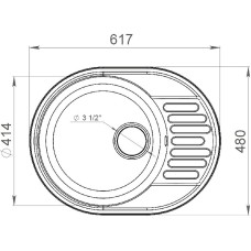Кухонная мойка GranFest Quarz GF-Z58 Серая
