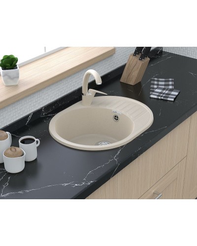 Кухонная мойка GranFest Quarz GF-Z58 Черная