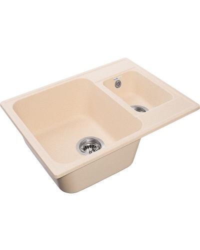 Кухонная мойка GranFest Quarz GF-Z09 Бежевая