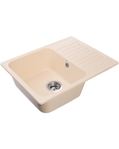 Кухонная мойка GranFest Quarz GF-Z13 Бежевая